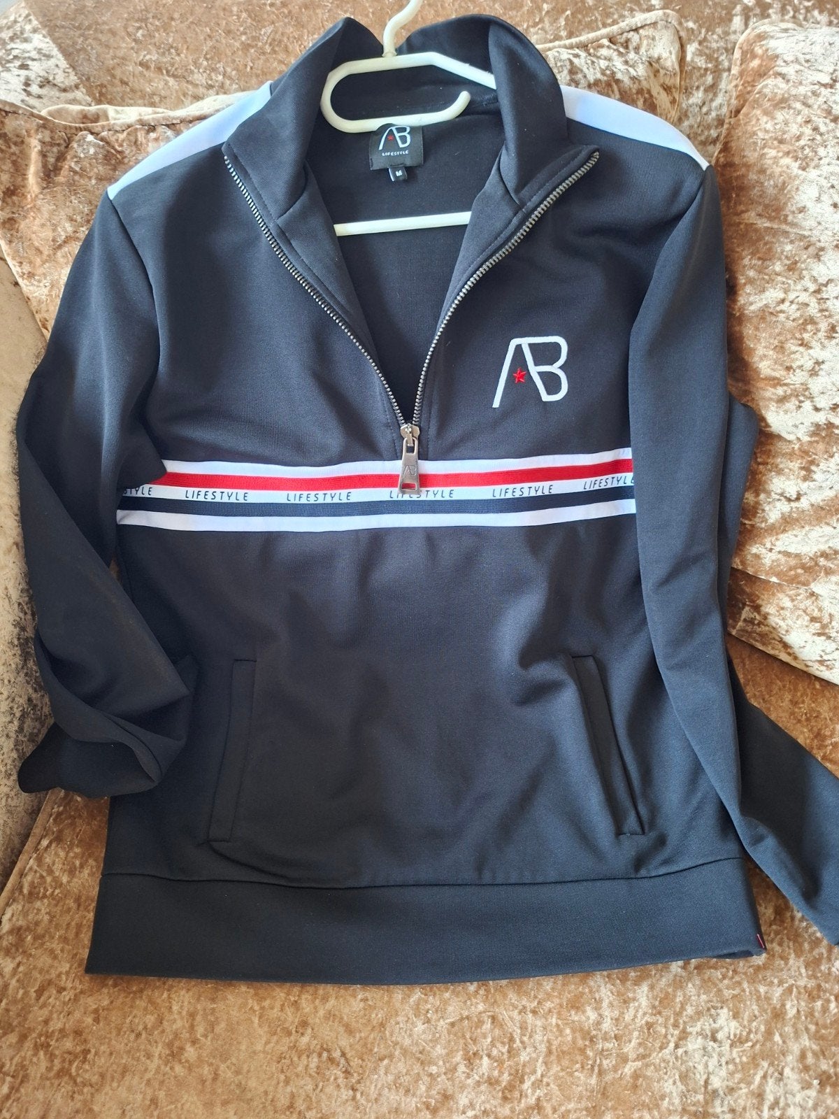 AB Lifestyle sweater met rits - Maat M, Maat 48/50 (M), AB Lifestyle, Zwart, Ophalen of Verzenden