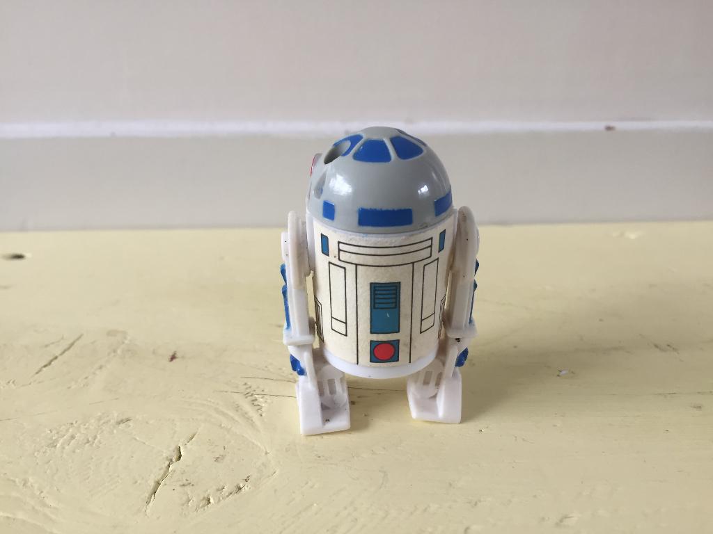 Vintage Star Wars Droids R2d2 Lightsaber last 17 figuur, Ophalen of Verzenden, Gebruikt, Actiefiguurtje