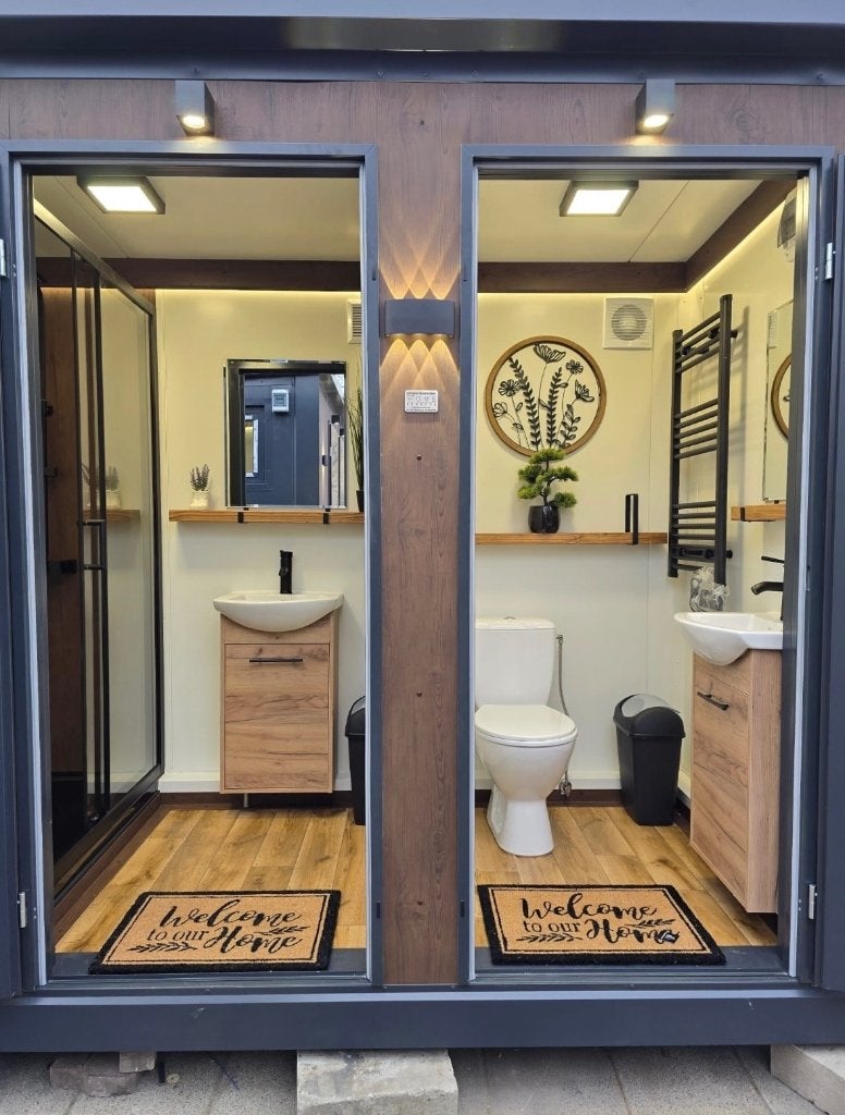 Toilet WC Container douche camping, Ophalen, Nieuw