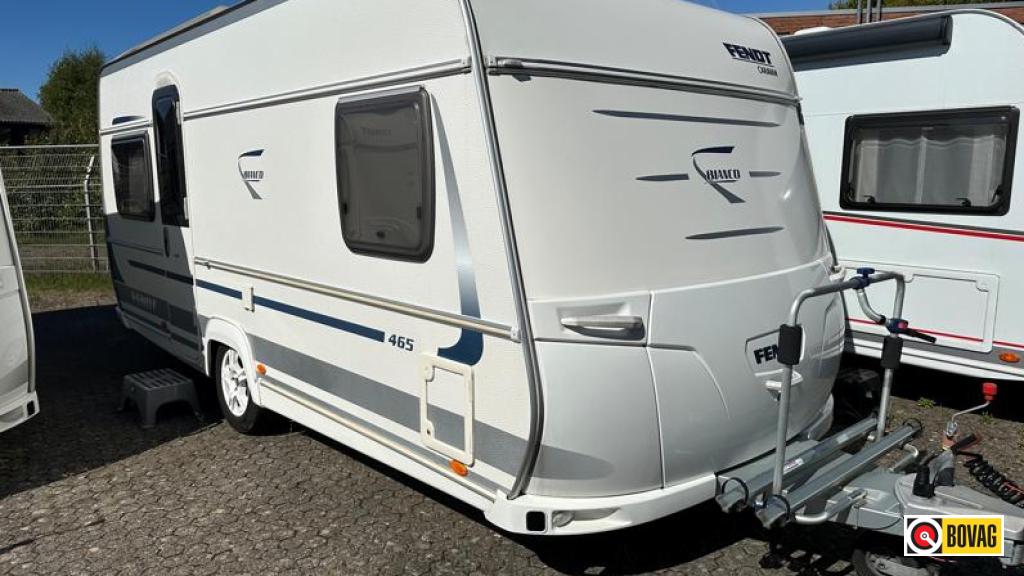 Fendt Bianco 465 SFB FRANS BED - RONDZIT, Caravans en Kamperen, Caravans, Rondzit, Bedrijf, Schokbreker, Overige typen