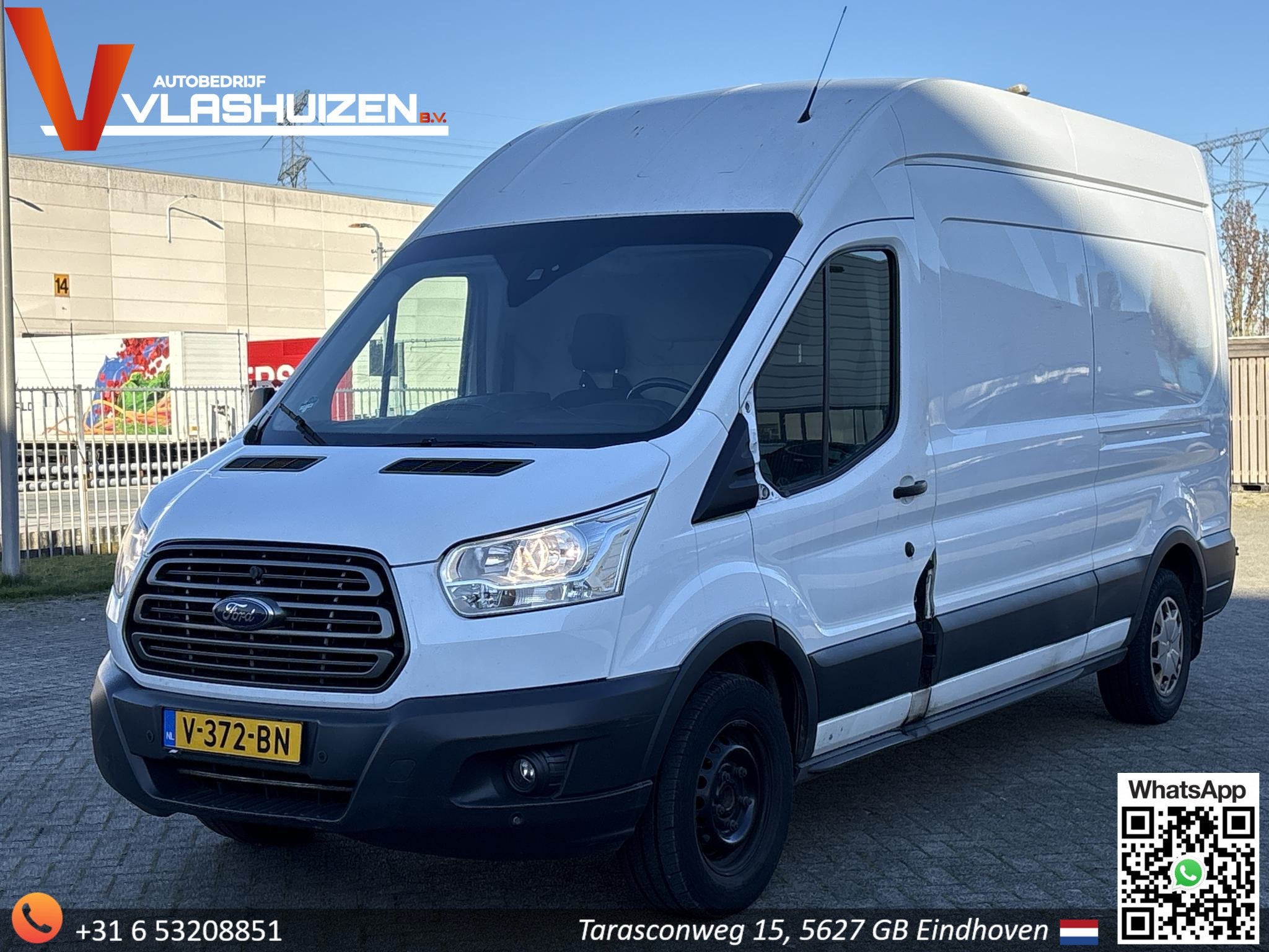 Ford Transit 350 2.0 TDCI L3H3 Trend | € 4.950,- NETTO! |, 13 km/l, 4 cilinders, 2800 kg, Wit