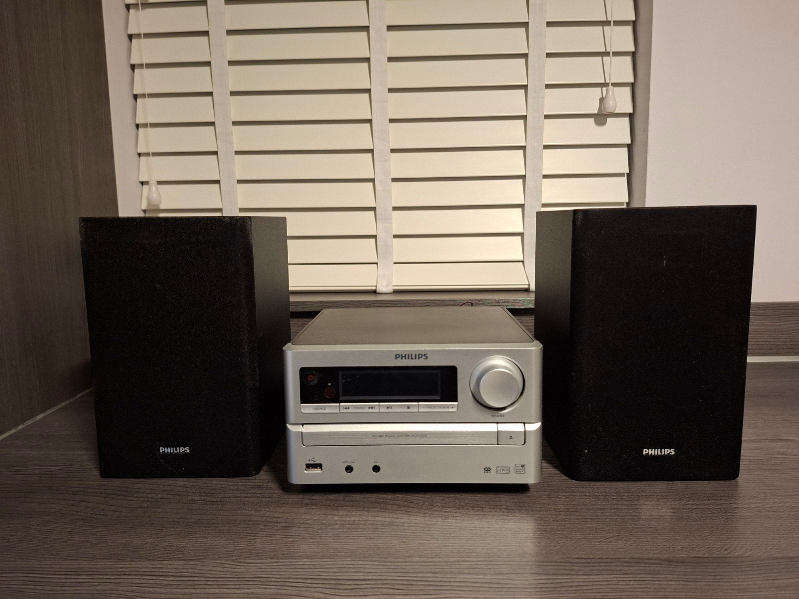 Philips Microset met CD-speler, Tuner en Speakers, Ophalen, Philips, Gebruikt, Cd-speler