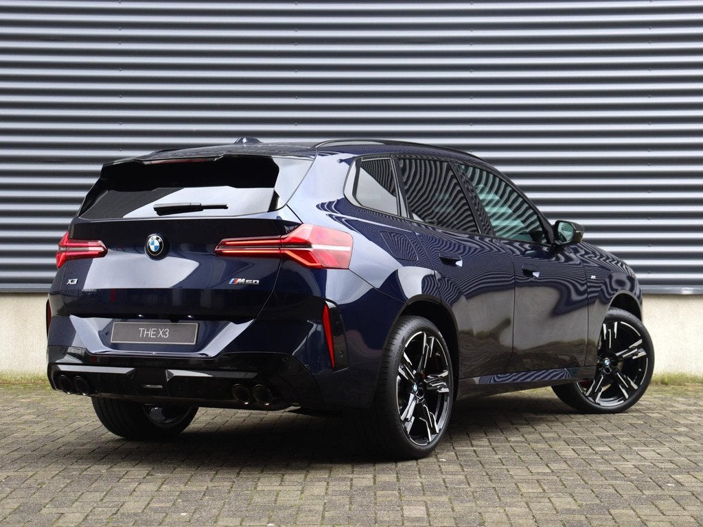 BMW X3 M50 | M Sportpakket Pro | Innovation Package | Comfor, Auto's, BMW, Stof, 398 pk, Blauw, Bedrijf