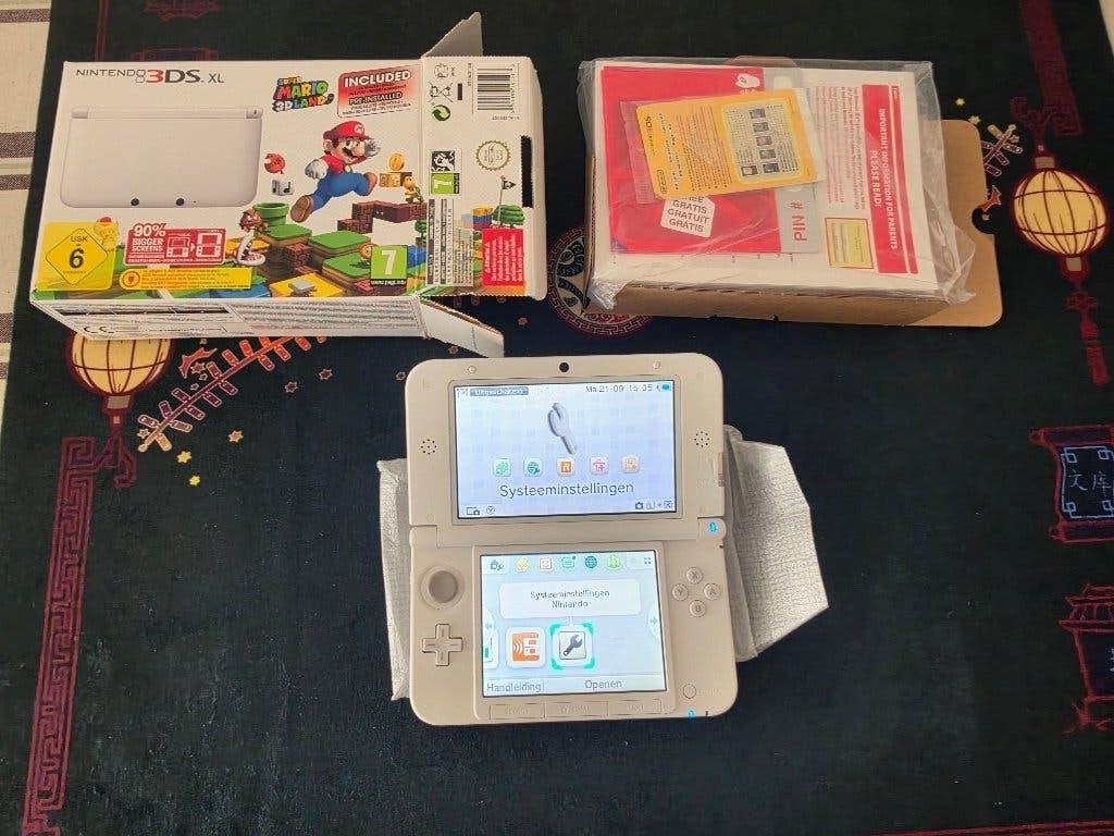 Nintendo 3DS XL Wit CIB, Ophalen, Zo goed als nieuw, Wit, 3DS