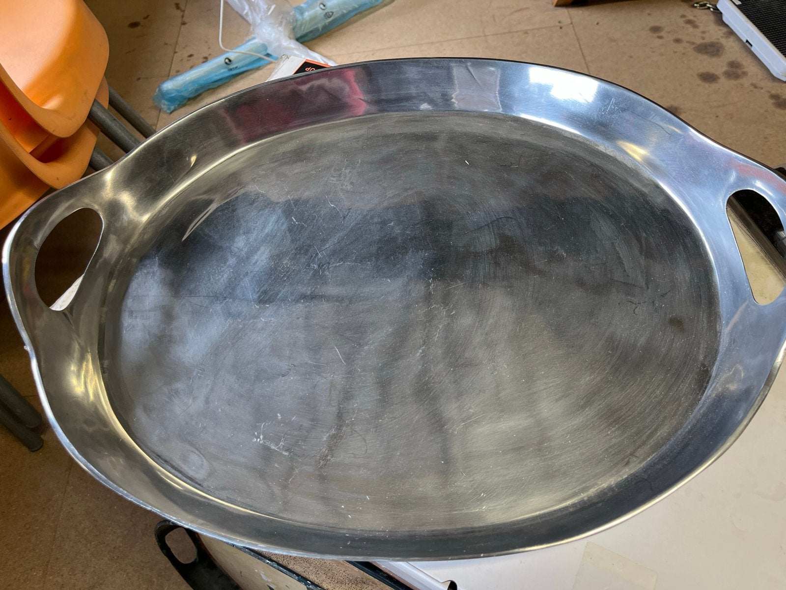 Groot Aluminium Dienblad Riverdale - 66 x 64 cm, Huis en Inrichting, Woonaccessoires | Dienbladen, Gebruikt, Ophalen of Verzenden