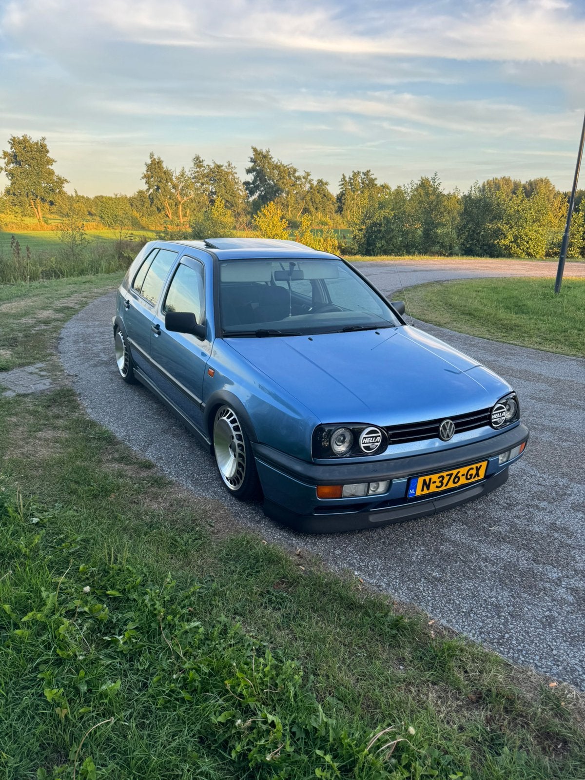 Volkswagen Golf 3 1.9 TDI airride !, 5DRS, 1045 kg, Blauw, 1200 kg, Particulier