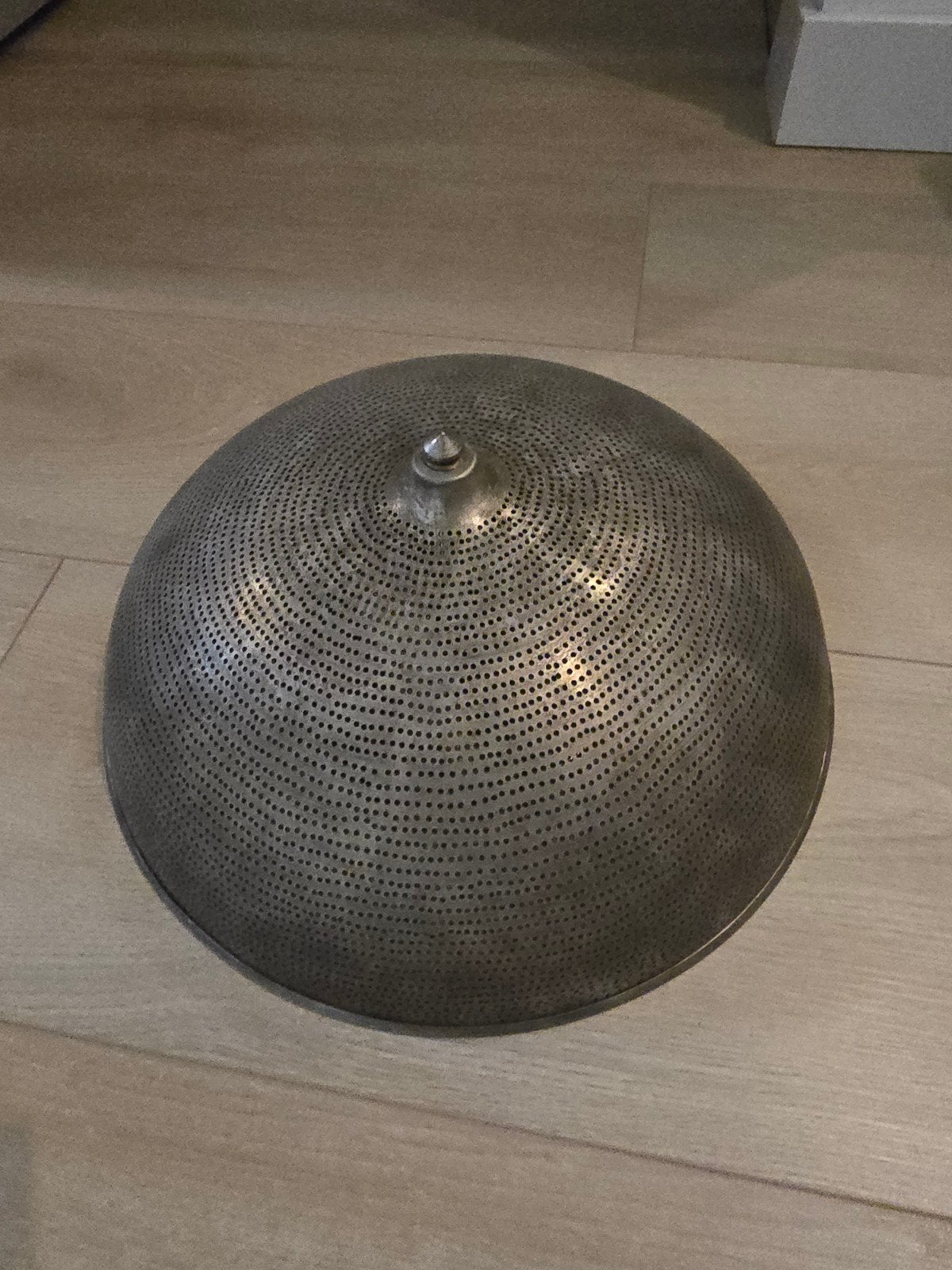 Marokkaanse/Oosterse gaatjeslamp - Sfeervolle plafondlamp, Huis en Inrichting, Ophalen, Gebruikt, E27 (groot), Marokkaans, Oosters, Sfeervol