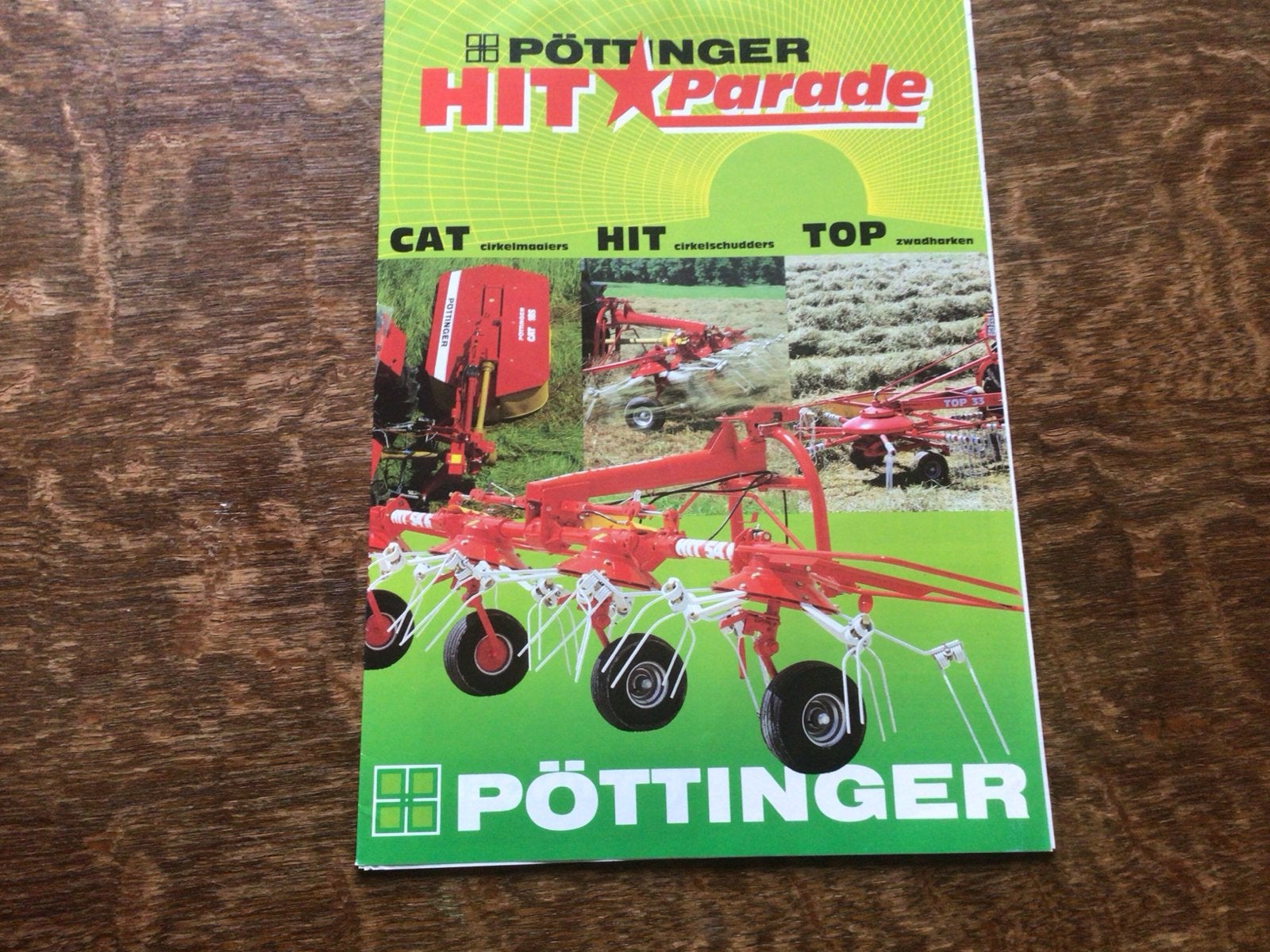 Pöttinger HIT X Parade folder - Cirkelmaaiers, schudders, zw, Ophalen of Verzenden