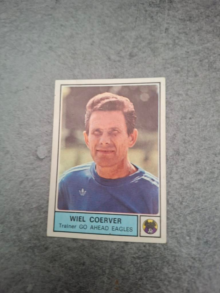Panini sticker Voetbal 78. Wiel Coerver Go Ahead Eagles., Verzenden, Zo goed als nieuw, Sticker