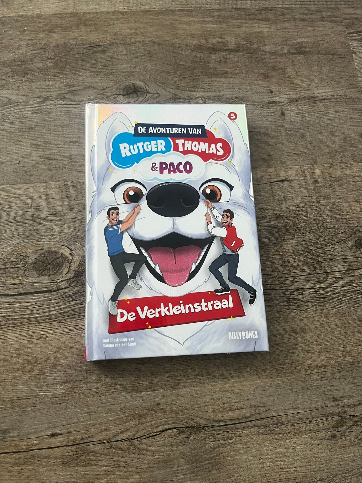 De Avonturen van Rutger, Thomas & Paco: De Verkleinstraal, Boeken, Kinderboeken | Jeugd | onder 10 jaar, Ophalen, Zo goed als nieuw