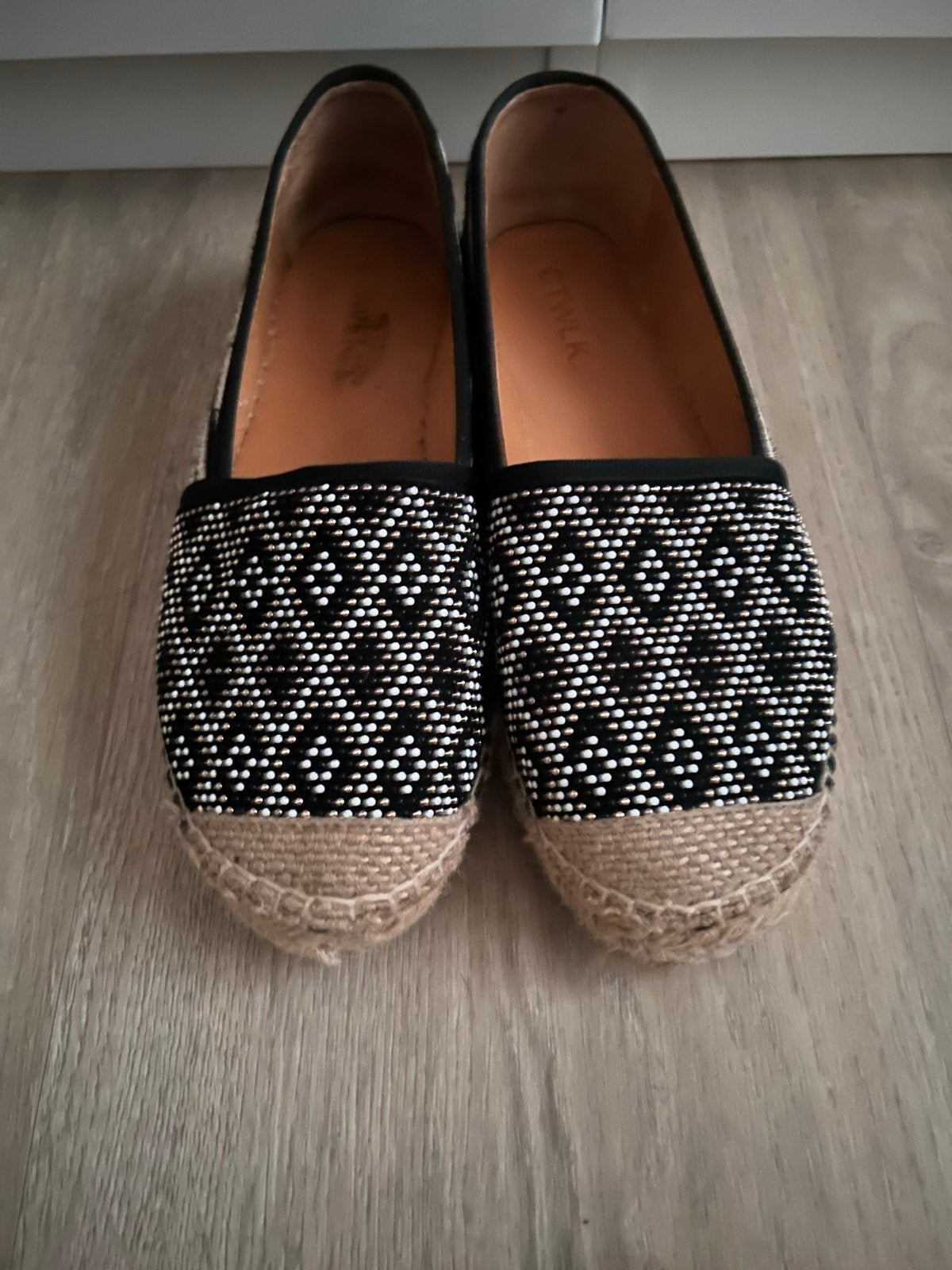 Espadrilles Maat 39 - Zo goed als nieuw, Zwart, Ophalen of Verzenden, Zo goed als nieuw, Espadrilles of Moccasins