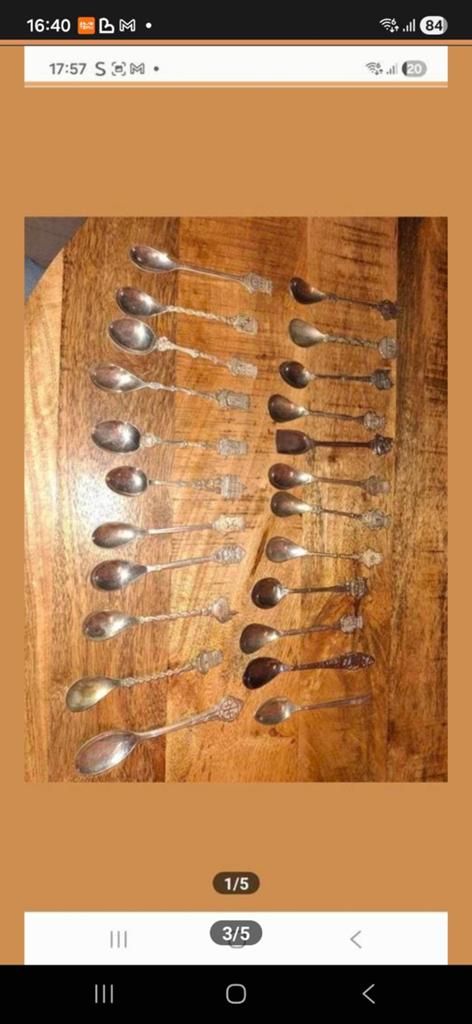 23 Antieke verzameling lepeltjes, Ophalen of Verzenden