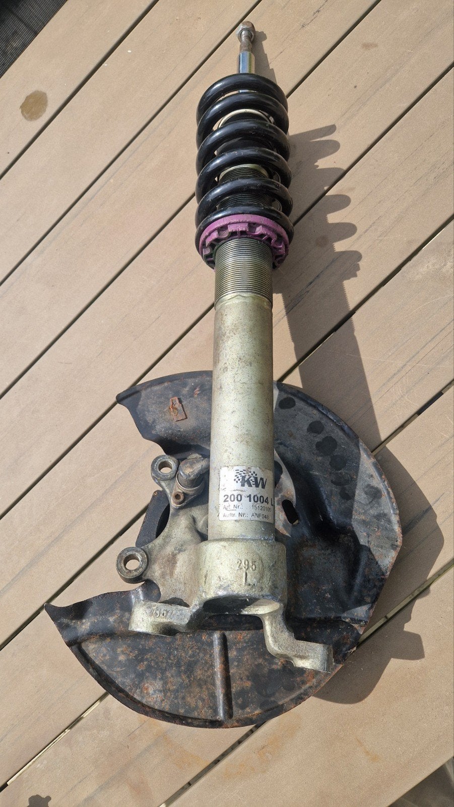 KW Schroefset veerpoten KW 200 1004 BMW E30, Auto-onderdelen, Ophanging en Onderstel, Ophalen of Verzenden, Gebruikt, BMW