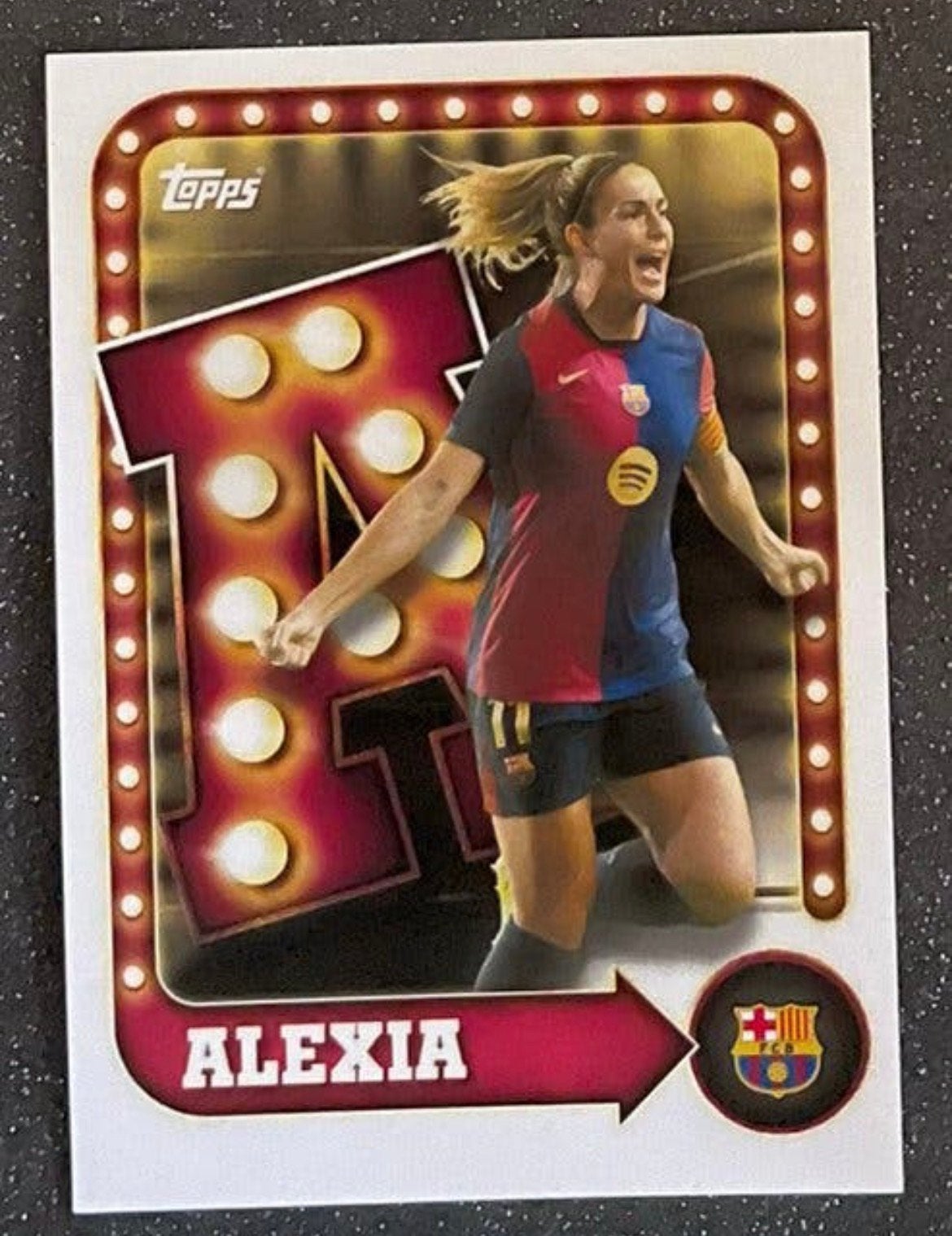 Topps FC BARCELONA 2025    A    ALEXIA, Verzenden, Zo goed als nieuw, Plaatje