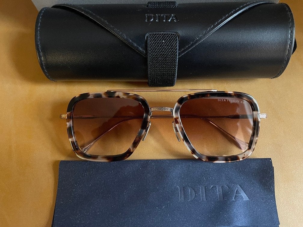 NIEUWE DITA FLIGHT006 unisex zonnebril –handgemaakt in Japan, Overige merken, Bruin, Nieuw, Ophalen of Verzenden