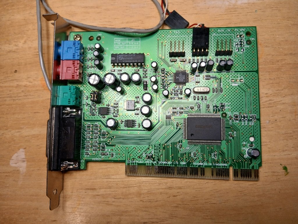 Creative Sound Blaster PCI, Ophalen of Verzenden, Zo goed als nieuw, Intern