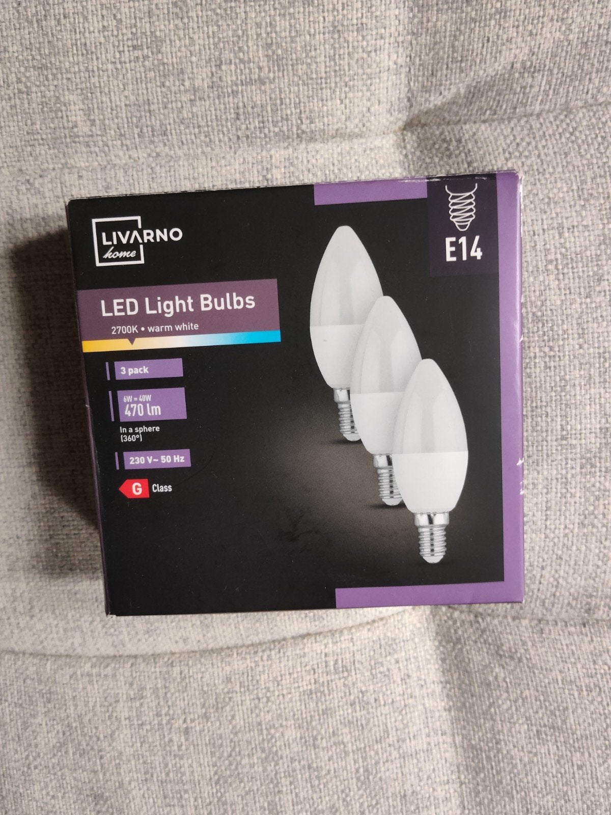 LIVARNO home LED Lampen E14, 3 stuks, Warm Wit, Huis en Inrichting, Lampen | Overige, Ophalen of Verzenden, Nieuw