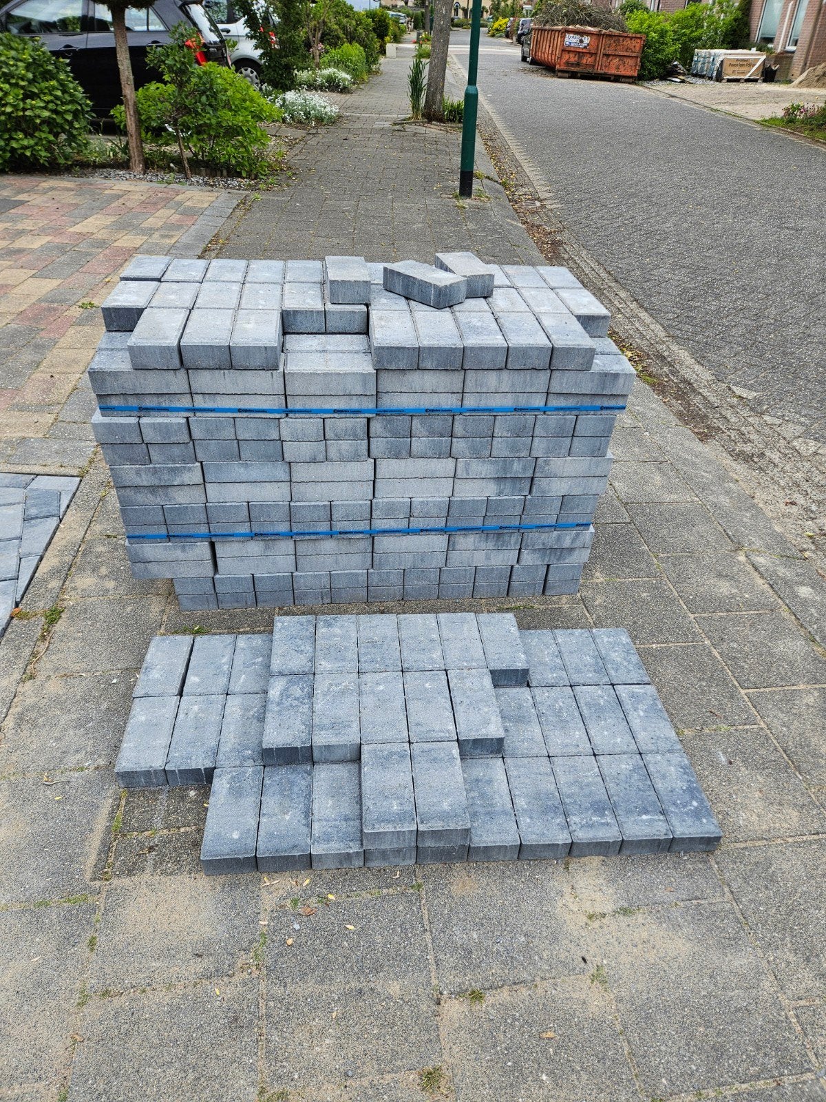 Nieuwe klinkers, Ophalen, Nieuw, Beton, Klinkers