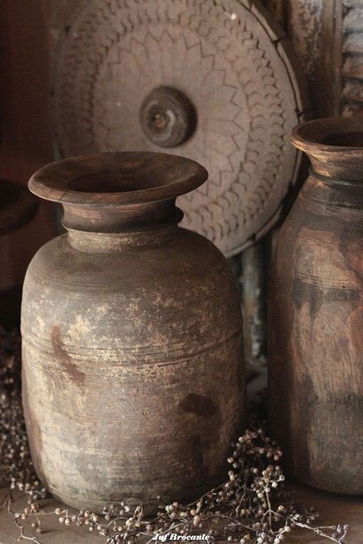 Nepalese kruiken, kruik, oude waterkruik, Huis en Inrichting, Www.jufbrocante.nl, Www.jufbrocante.nl, Nieuw, Ophalen of Verzenden