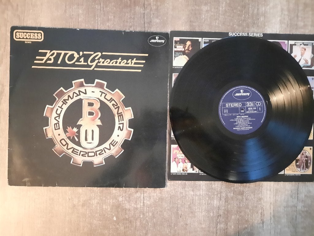 Bachman-Turner Overdrive – BTO's Greatest,1979,lp,elpee, LP, Rock, Gebruikt, Ophalen of Verzenden