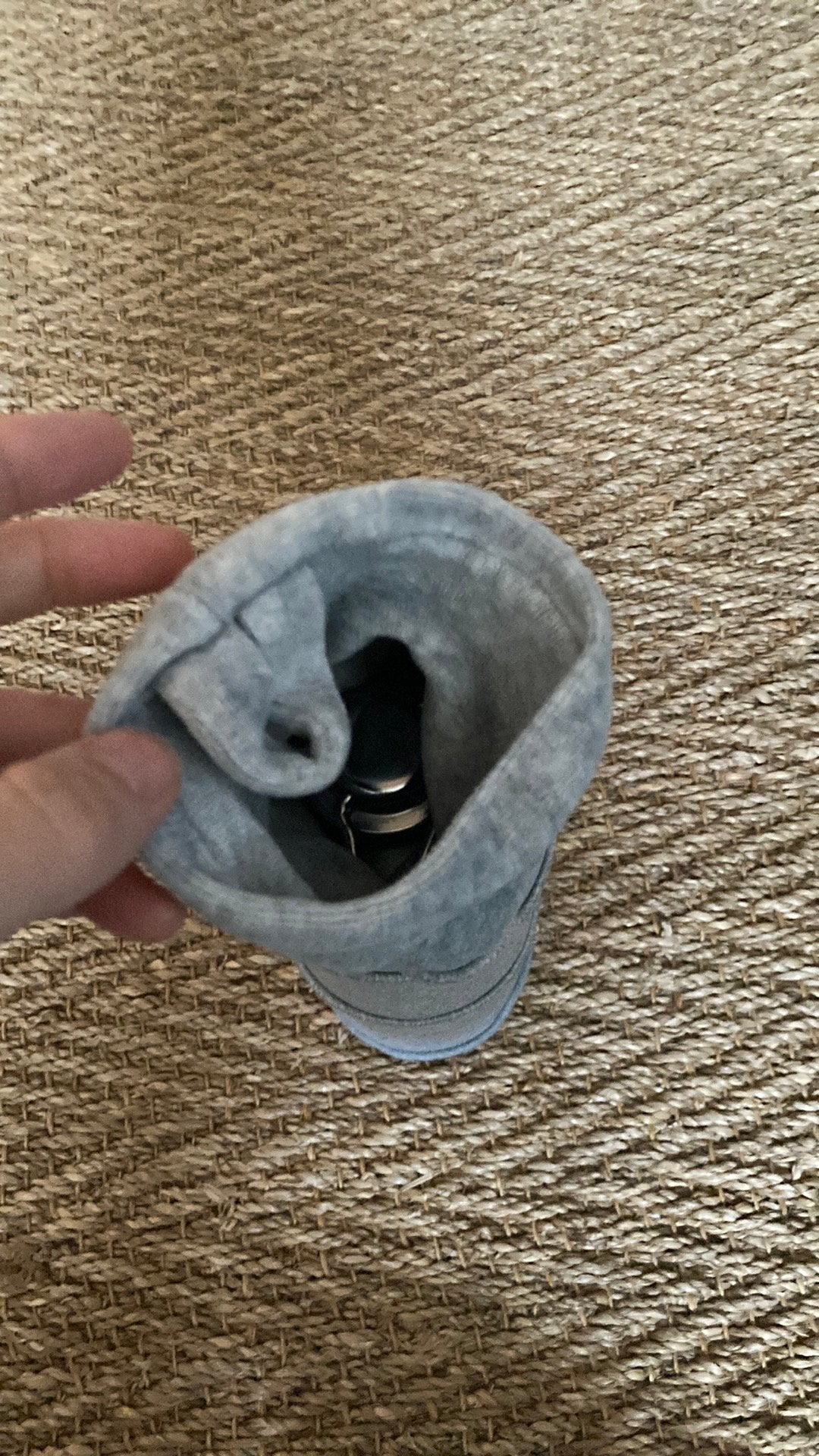 Kruikzak mer kruik baby kraam grijs, Ophalen of Verzenden, Gebruikt