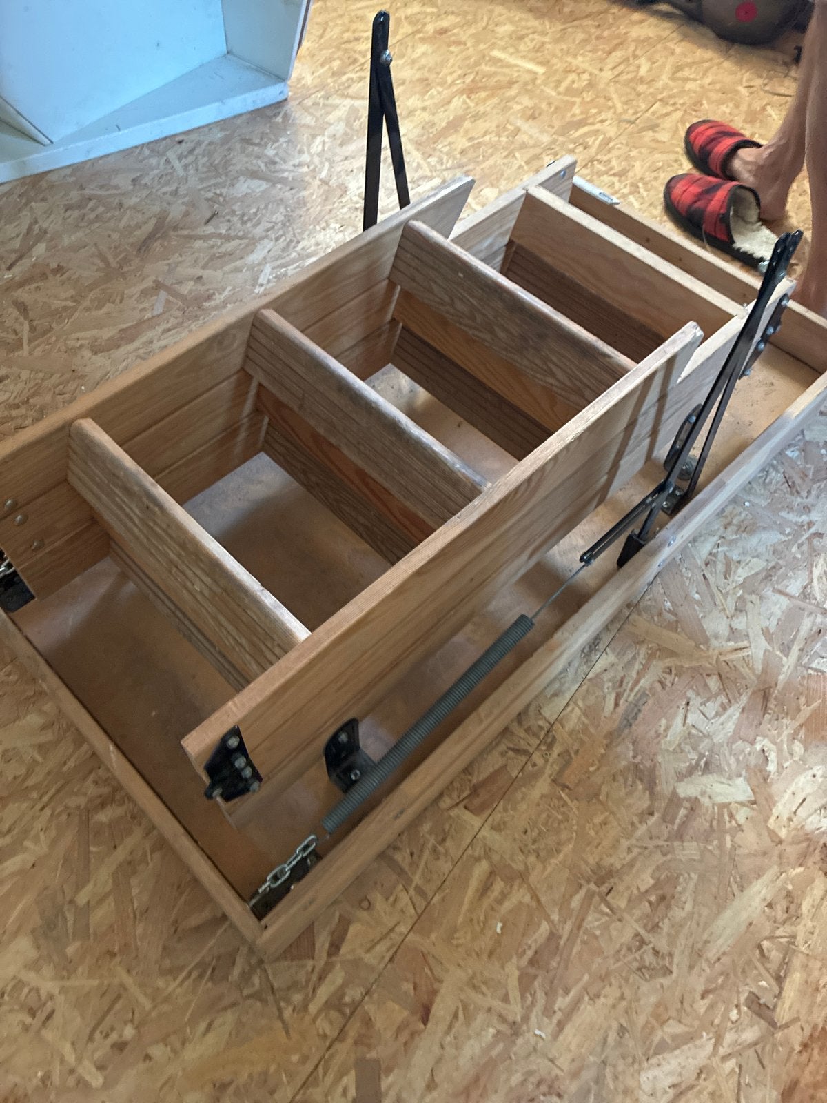 Altrex zoldertrap Budget 120x60 cm, Gebruikt, Trap, Ophalen of Verzenden, Opvouwbaar of Inschuifbaar