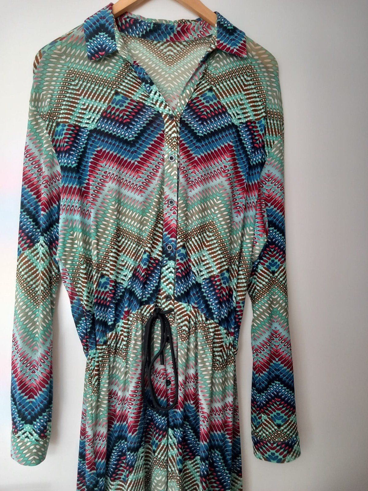 nieuw lange dames blouse/jurk, Kleding | Dames, Blauw, Maat 42/44 (L), Nieuw, Ophalen of Verzenden