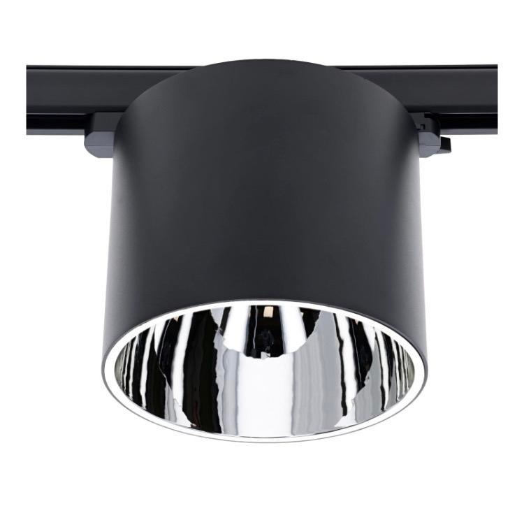 Ledspot rail downlight zwart wit winkel verlichting spot, Huis en Inrichting, Lampen | Spots, Metaal of Aluminium, Nieuw, Ophalen of Verzenden