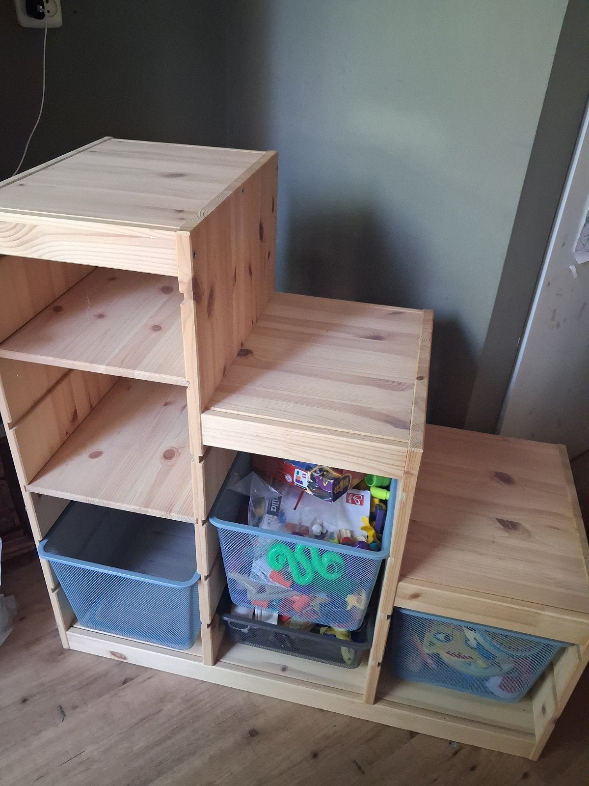 Ikea trofast kast inclusief bakken en planken, Ophalen, Zo goed als nieuw, Minder dan 50 cm