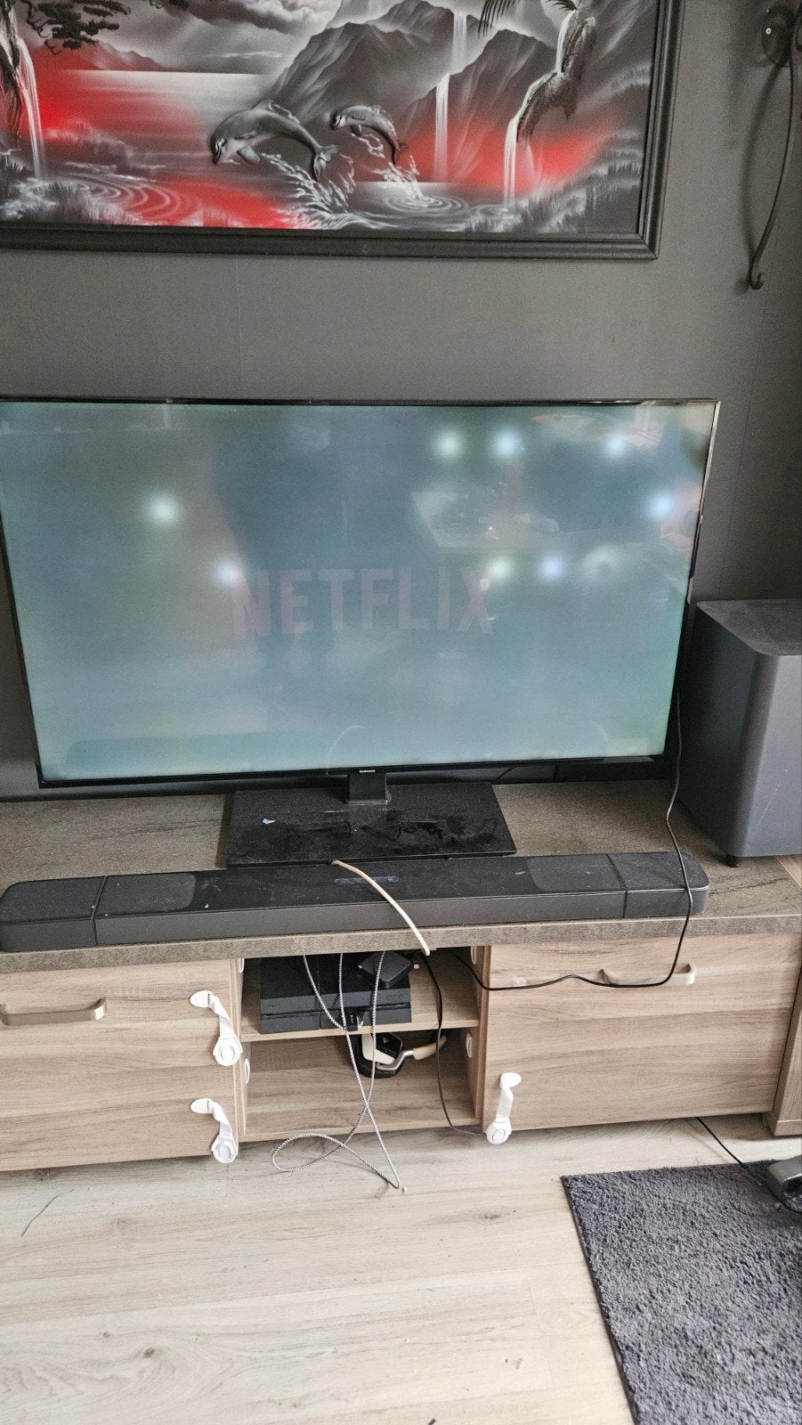 Samsung 55 inch Full HD Smart TV met zonnetjes, Ophalen, 50 Hz, Samsung, 100 cm of meer