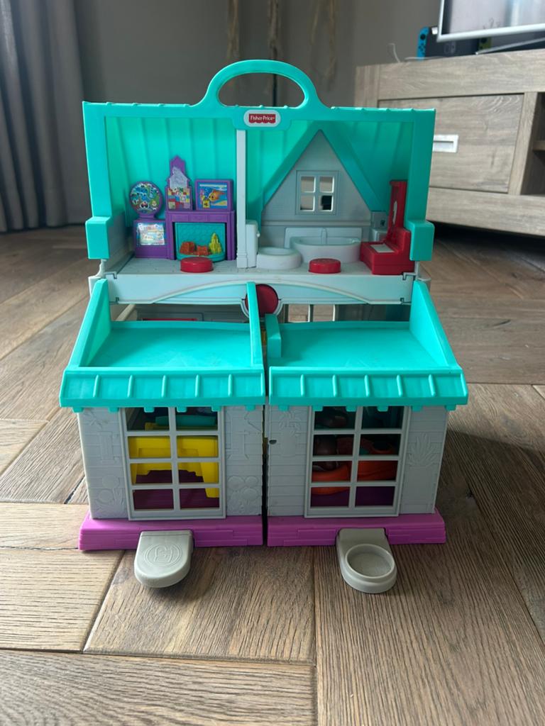 Speelgoedhuis fisher price, Kinderen en Baby's, Speelgoed | Poppenhuizen, Ophalen, Gebruikt, Poppenhuis