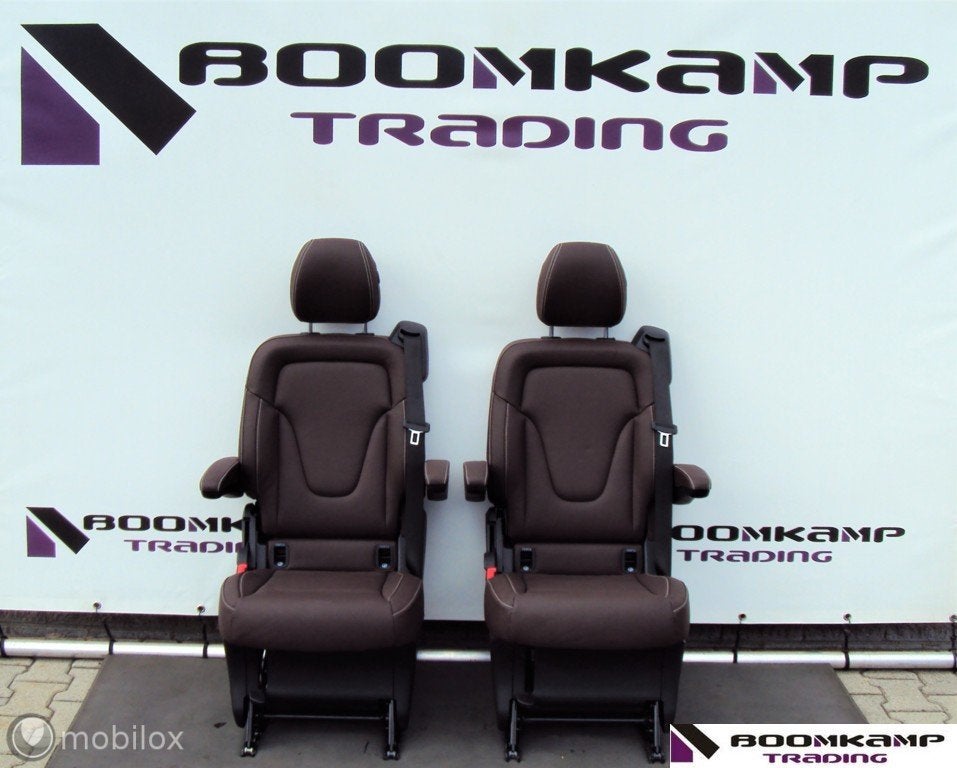 MB V-klasse klikstoelen / stoelen / stoel bruin leder, Mercedes-Benz, Nieuw, Ophalen of Verzenden, Mercedes-Benz