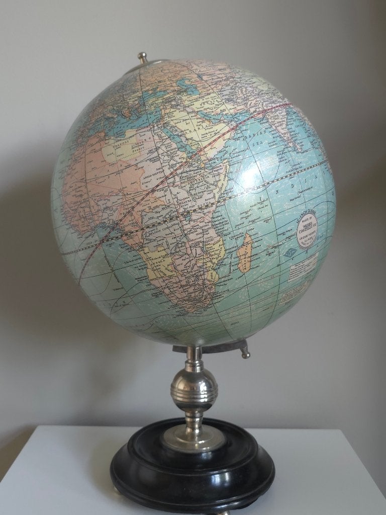 Vintage Replica Globe 1921 USA - Authentic Models, Ophalen, Gebruikt, Sales.eu@authenticmodels.com, Authentic Models B.V.