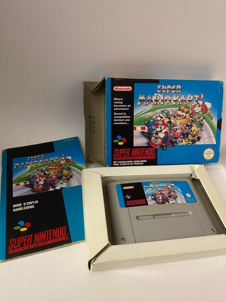 Nintendo Snes/ Super Nintendo spel Mario Kart CIB, Spelcomputers en Games, Games | Nintendo Super NES, Avontuur en Actie, 1 speler
