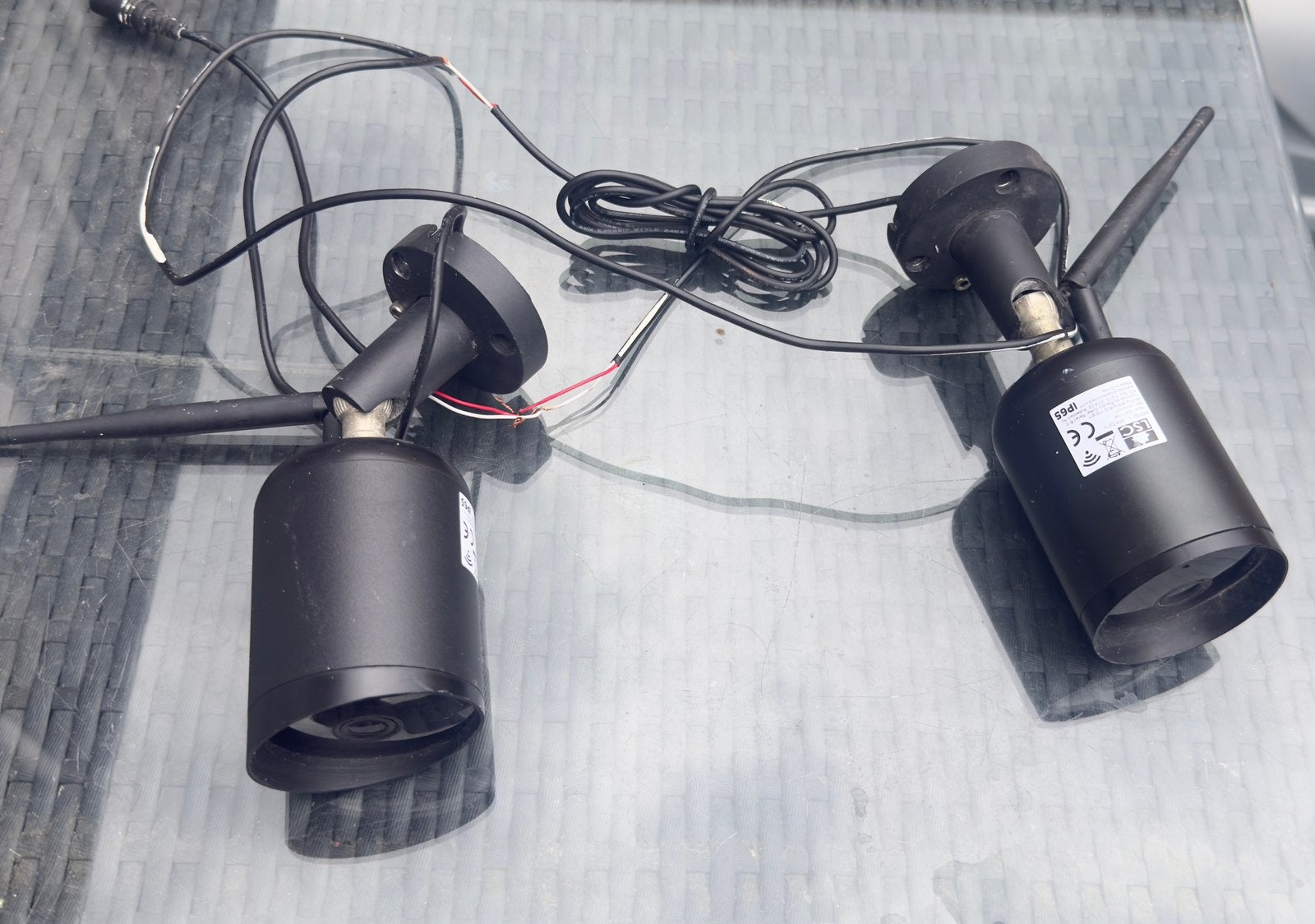 LSC Outdoor IP Cameras 2x, Audio, Tv en Foto, Videobewaking, Ophalen, Zo goed als nieuw, Buitencamera