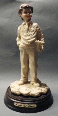 Beeld Schooljongen., Antiek en Kunst, Kunst | Beelden en Houtsnijwerken, Ophalen of Verzenden, Beeld
