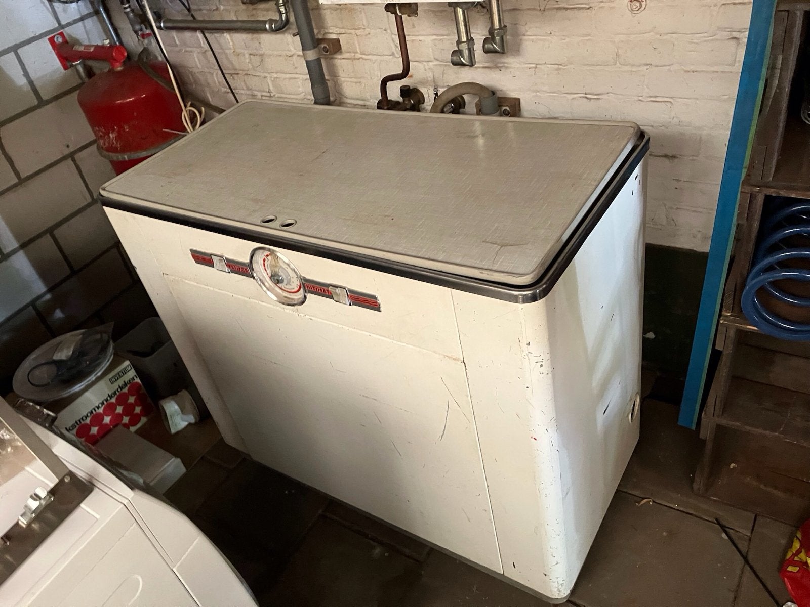 Zanker Intimat Bovenlader Wasmachine - Vintage Jaren '60, Ophalen, Minder dan 4 kg, Bovenlader, 85 tot 90 cm