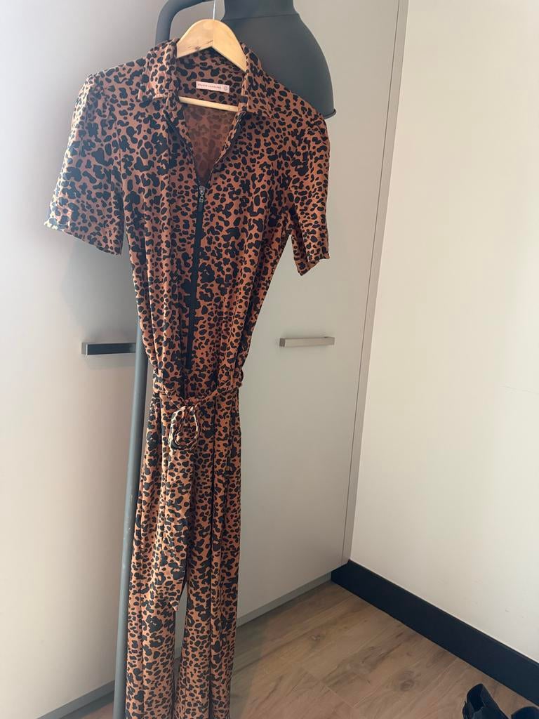 Studio Anneloes Travel jumpsuit met driekwart pijp lengte, Ophalen of Verzenden, Gedragen, Maat 42/44 (L), Bruin