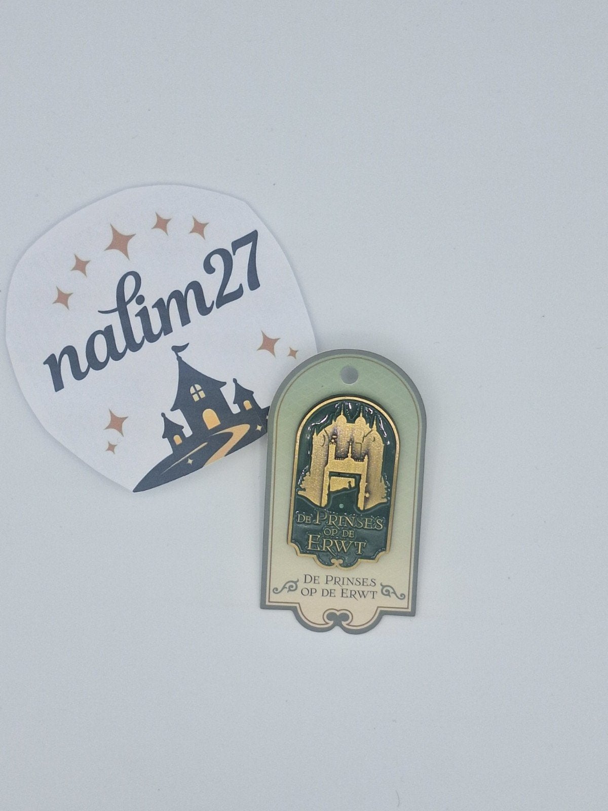 efteling prinses op de erwt pin, Ophalen of Verzenden, Button of Speldje