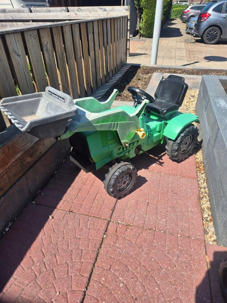 Rolly Toys traptractor met voorlader - Groen, Kinderen en Baby's, Speelgoed | Buiten | Voertuigen en Loopfietsen, Ophalen, Gebruikt