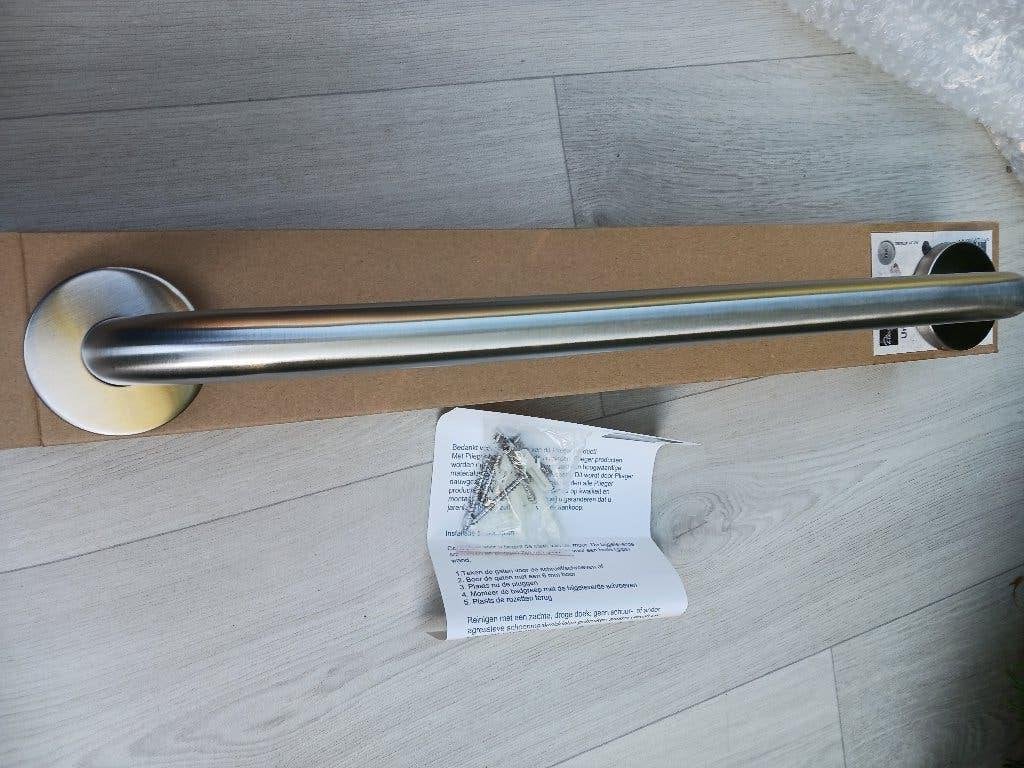 PLIEGER Badgreep Uni 45 cm RVS Brushed, Ophalen of Verzenden, Nieuw, Rvs