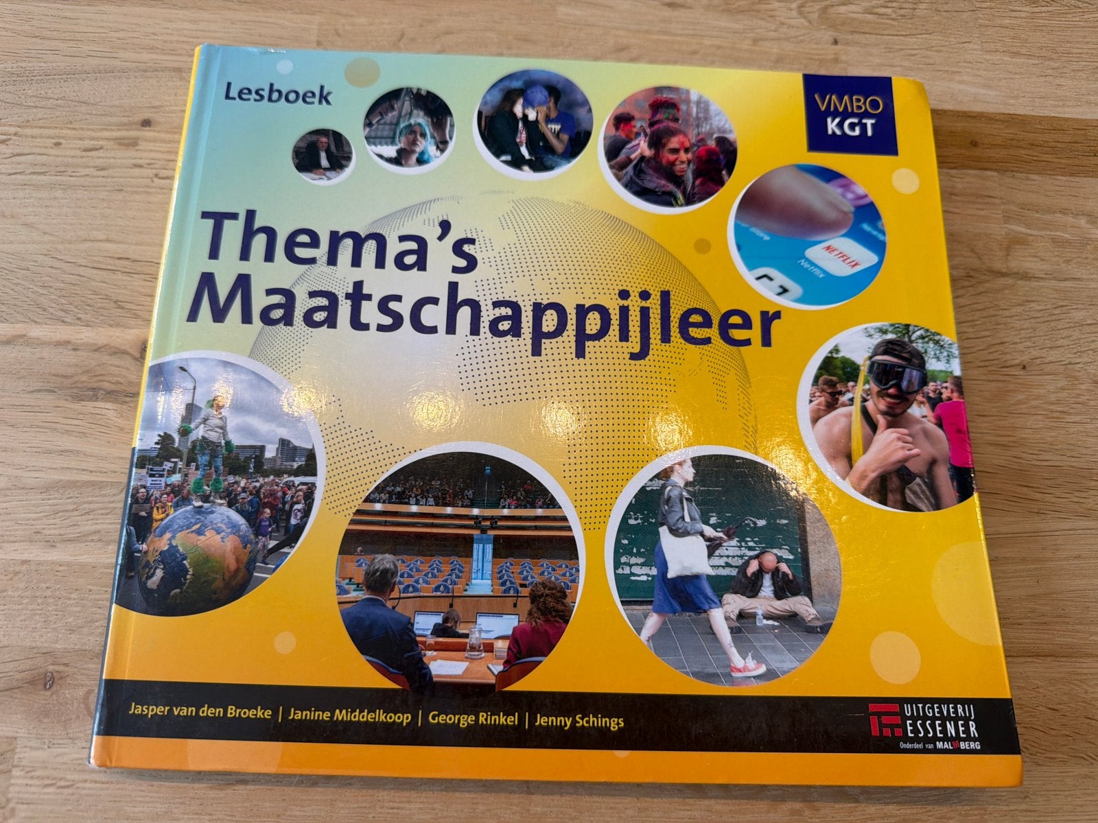 Thema's Maatschappijleer Lesboek VMBO KGT, Ophalen of Verzenden, Zo goed als nieuw, VMBO, Maatschappijleer