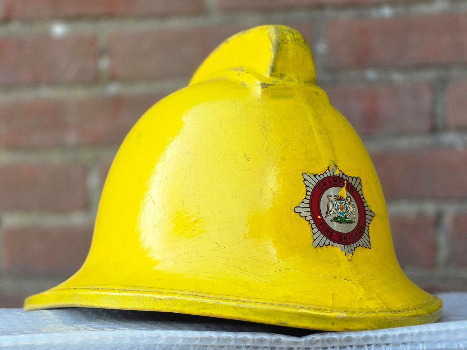 brandweerhelm brandweer Engeland Cromwell, Ophalen of Verzenden, Landmacht, Nederland, Embleem of Badge