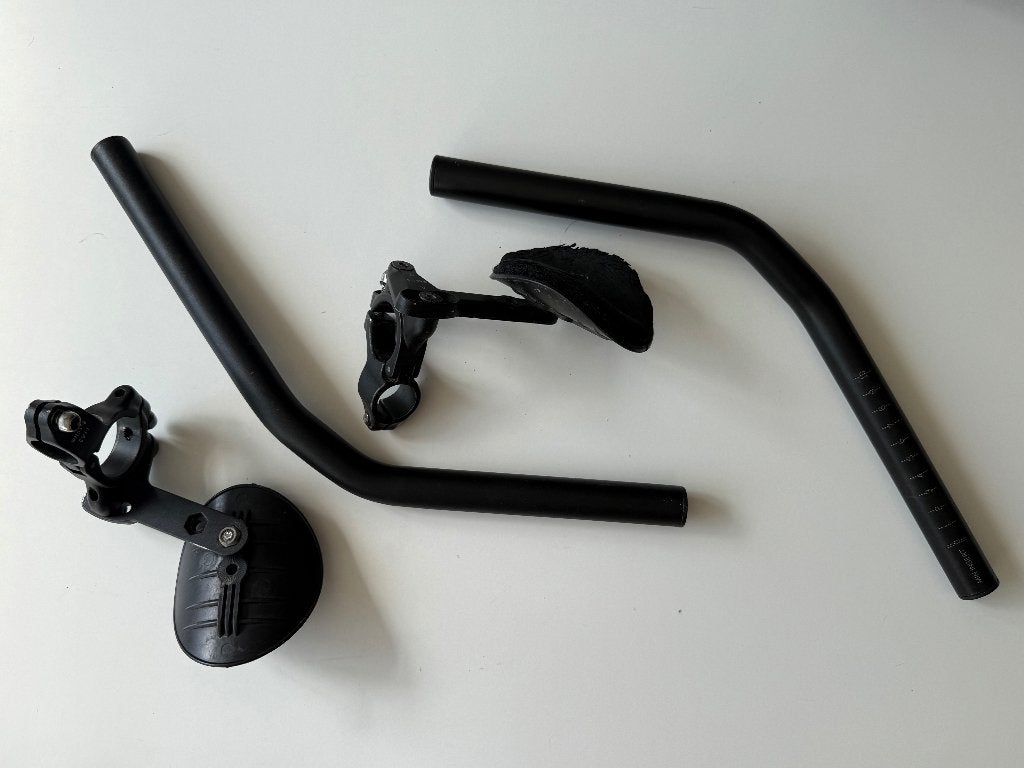 aerobars / opzetstuur / clip-on bars voor racefiets, Ophalen of Verzenden, Gebruikt