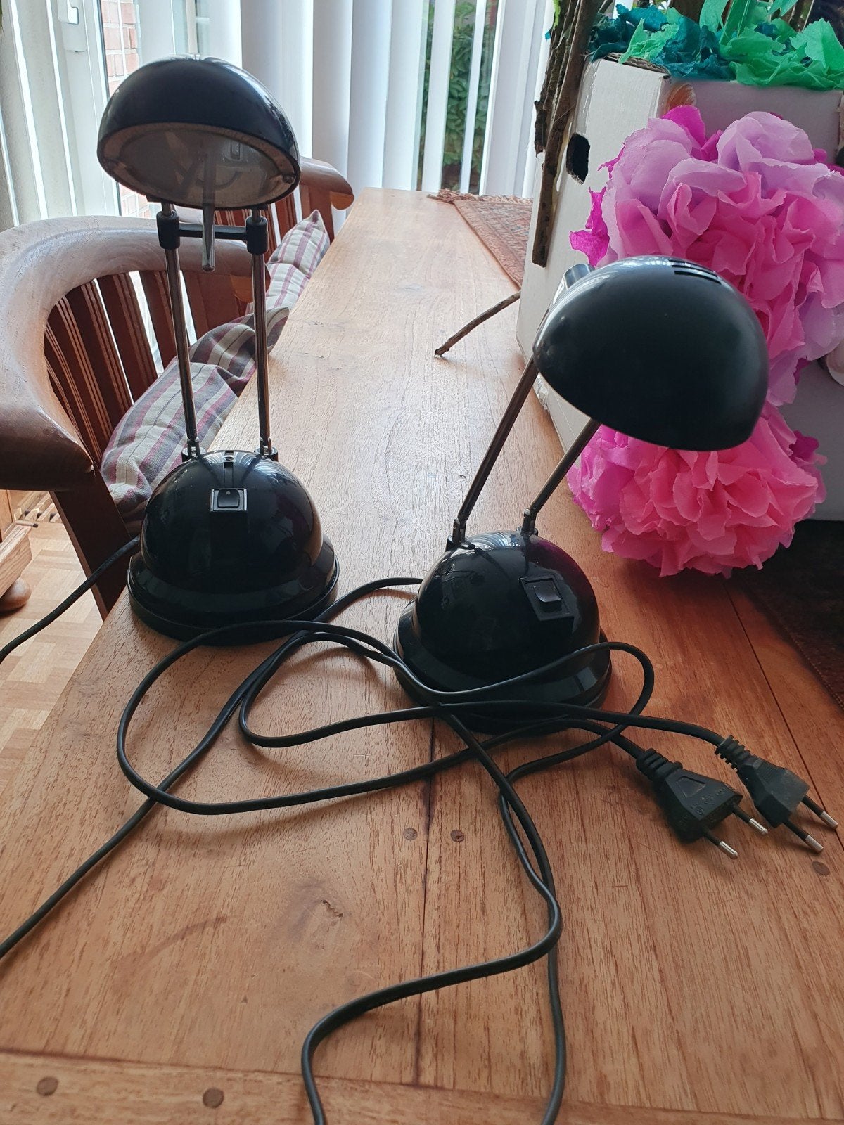 Twee verstebare lampen verstelbaar en in goede staat, Ophalen of Verzenden, Minder dan 50 cm