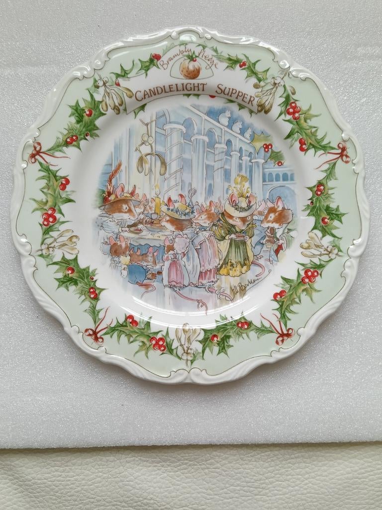 Brambly Hedge Royal Doulton Candellight Supper bord, Antiek en Kunst, Ophalen of Verzenden