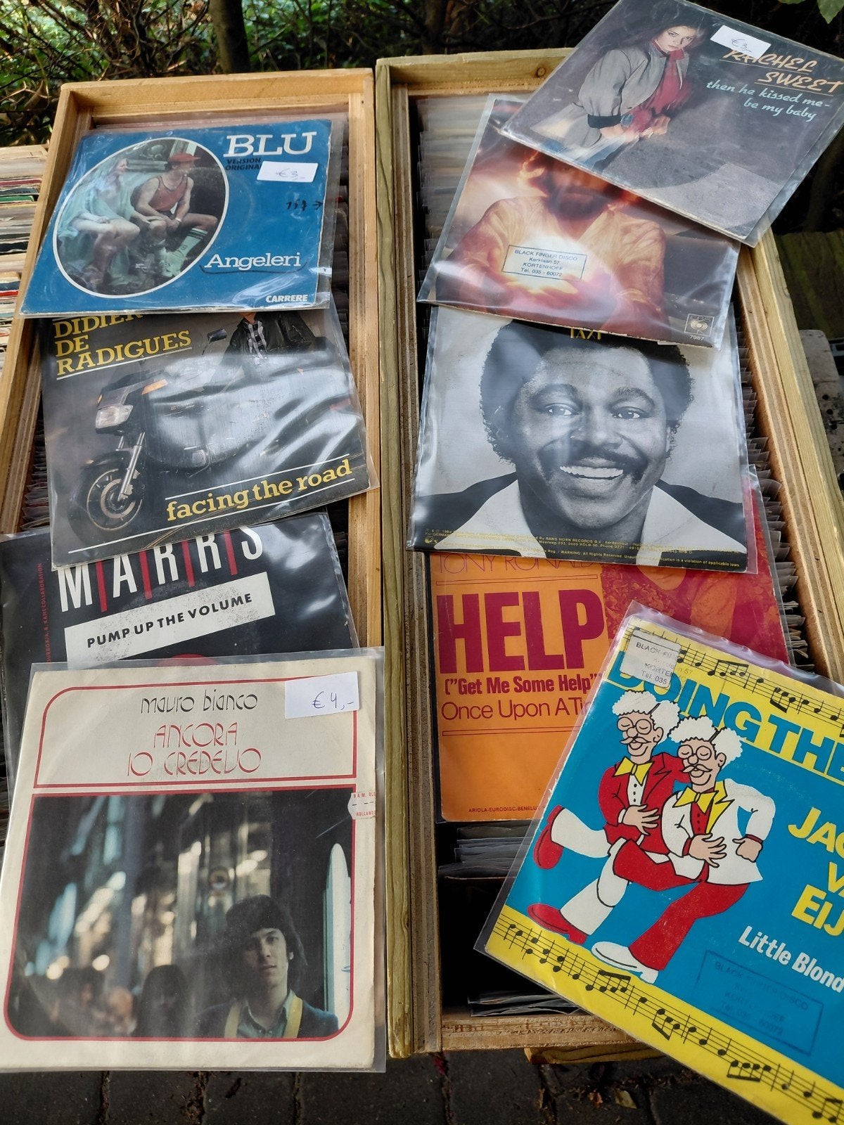 Partij ca 700 vinyl singles., Cd's en Dvd's, Ophalen, Gebruikt, 7 inch, Pop