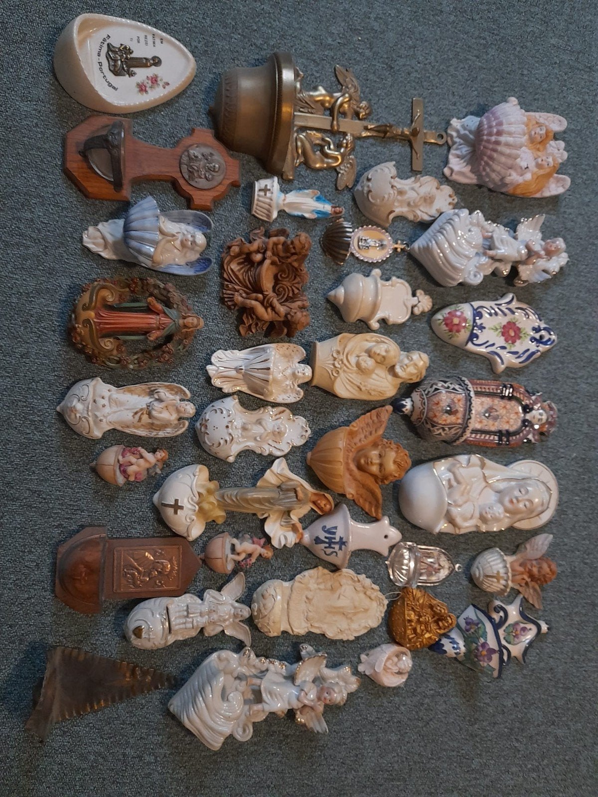 Grote collectie religieuze wijwaterbakjes, Antiek en Kunst, Ophalen