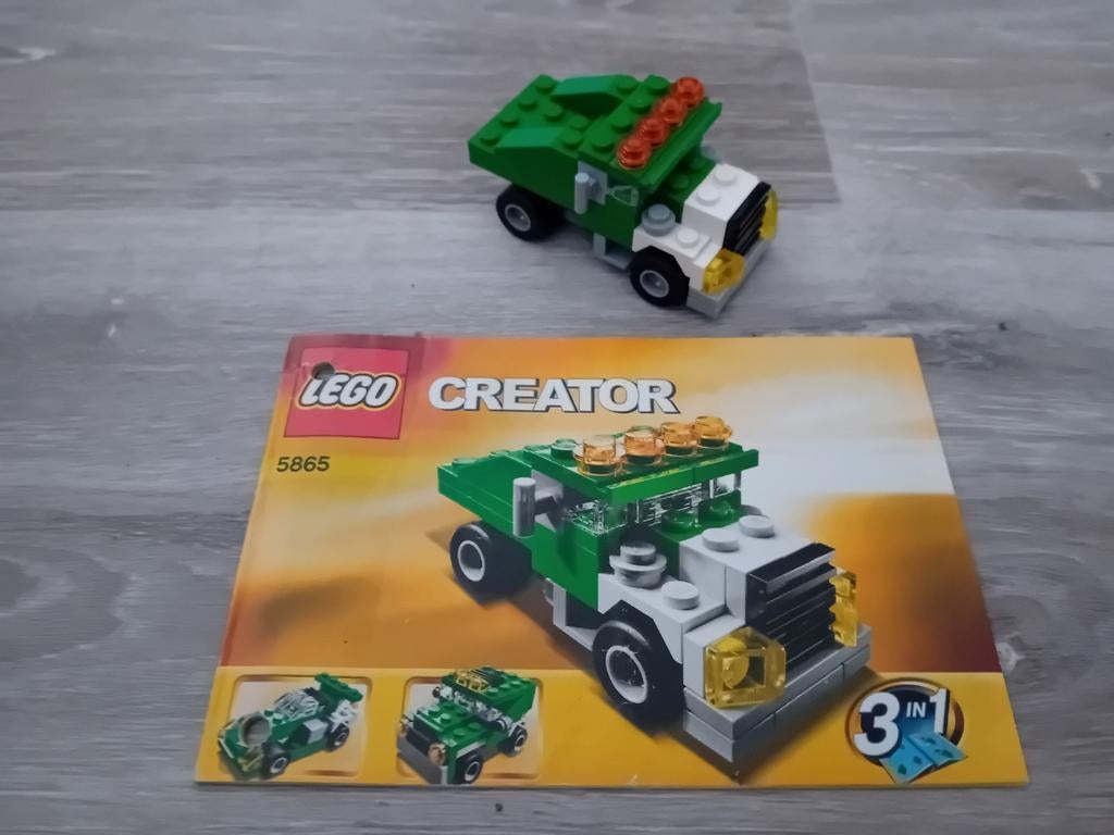 Lego Creator Mini kiepwagen 5865, Lego, Ophalen of Verzenden, Zo goed als nieuw, Compleet