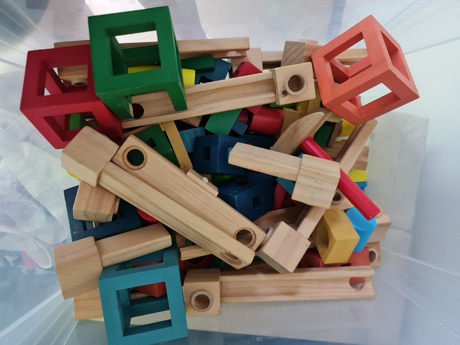 Twig Blocks Houten Bouwblokken - Creatief Speelgoed, Ophalen of Verzenden, Gebruikt, Overige merken